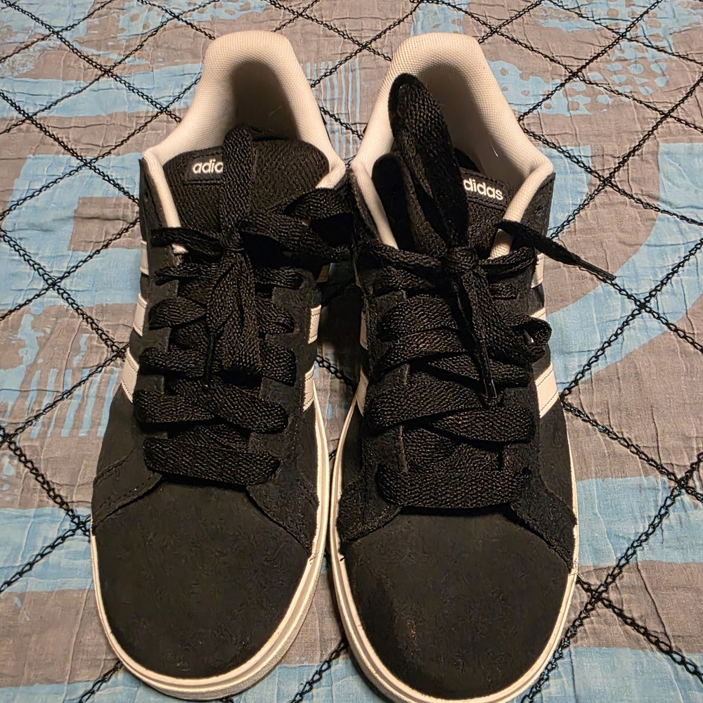 Womens Adidas Black and White Sneakers